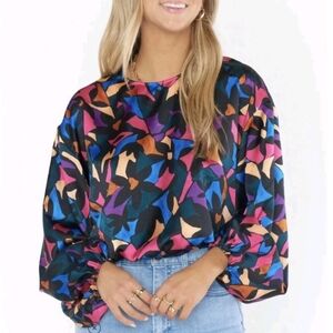 Show Me Your MuMu Good Times Mosaic Top